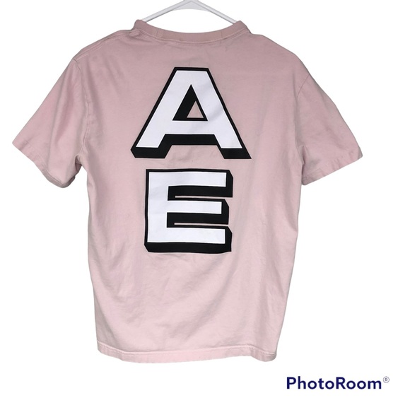 American Eagle Small Pink T-Shirt - Picture 2 of 3